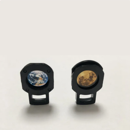 Moon & Earth Projection Lamp – Realistic Space Night Light for Bedroom & Desk