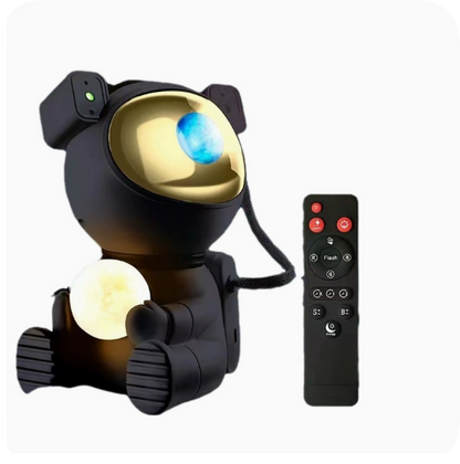 Astronaut Galaxy Star Projector – 360° Rotating Night Sky Light with Bluetooth Speaker