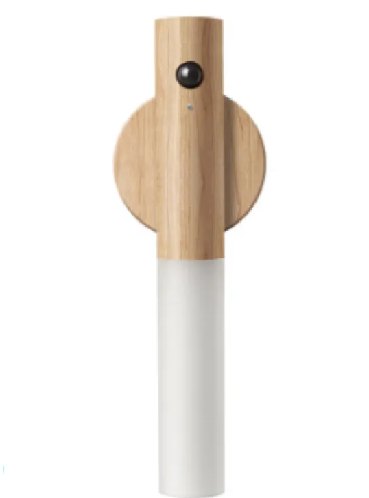Induction Wall Night Light – Minimalist Wooden Touch Lamp for Bedroom & Hallway