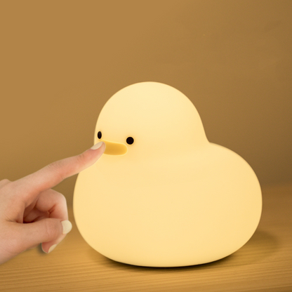 Duck Night Light – Soft Silicone Dimmable LED Lamp for Bedroom & Kids Room